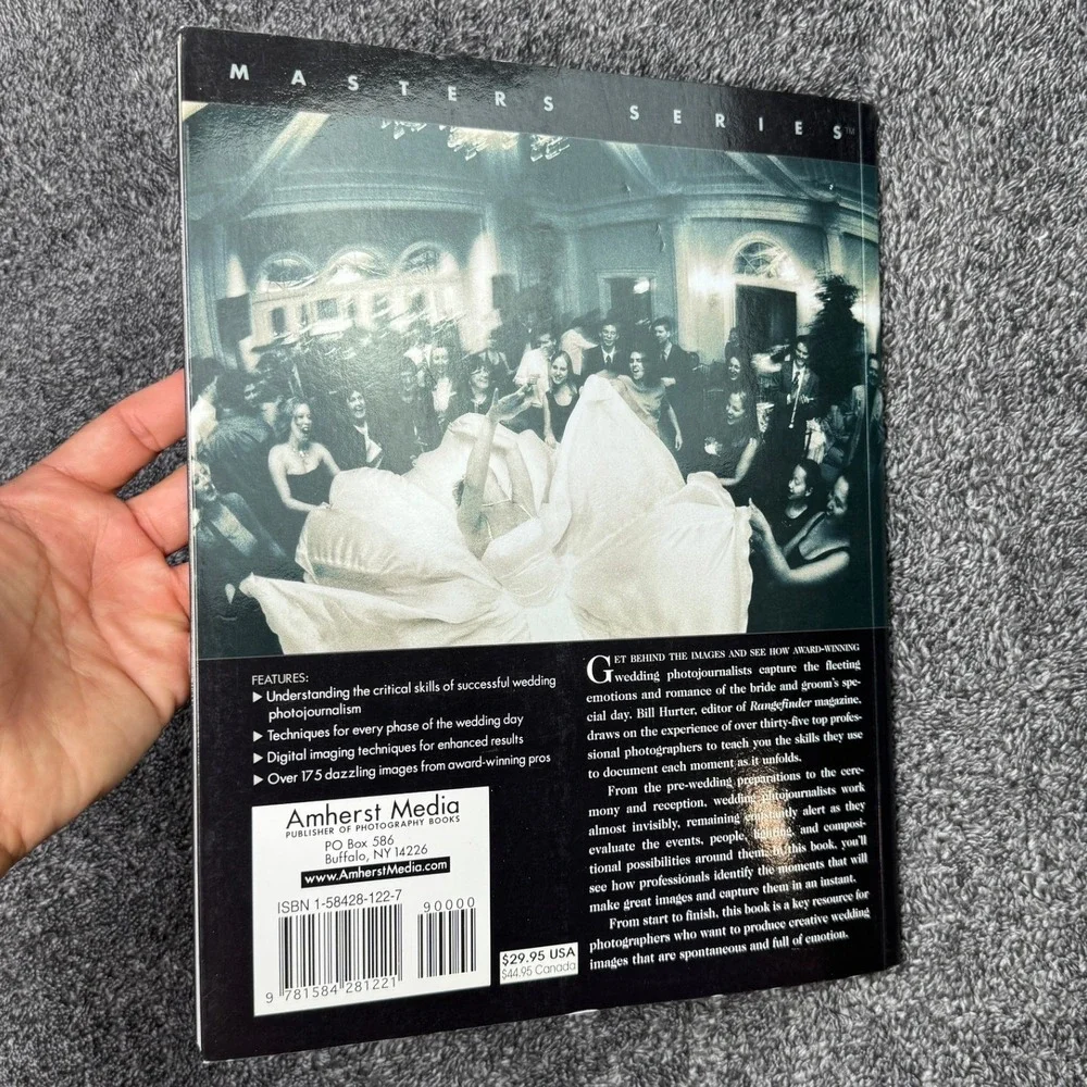 The Best of Wedding Photojournalism Bill Hurter Amherst Media Masters Book